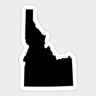 Idaho Black Sticker